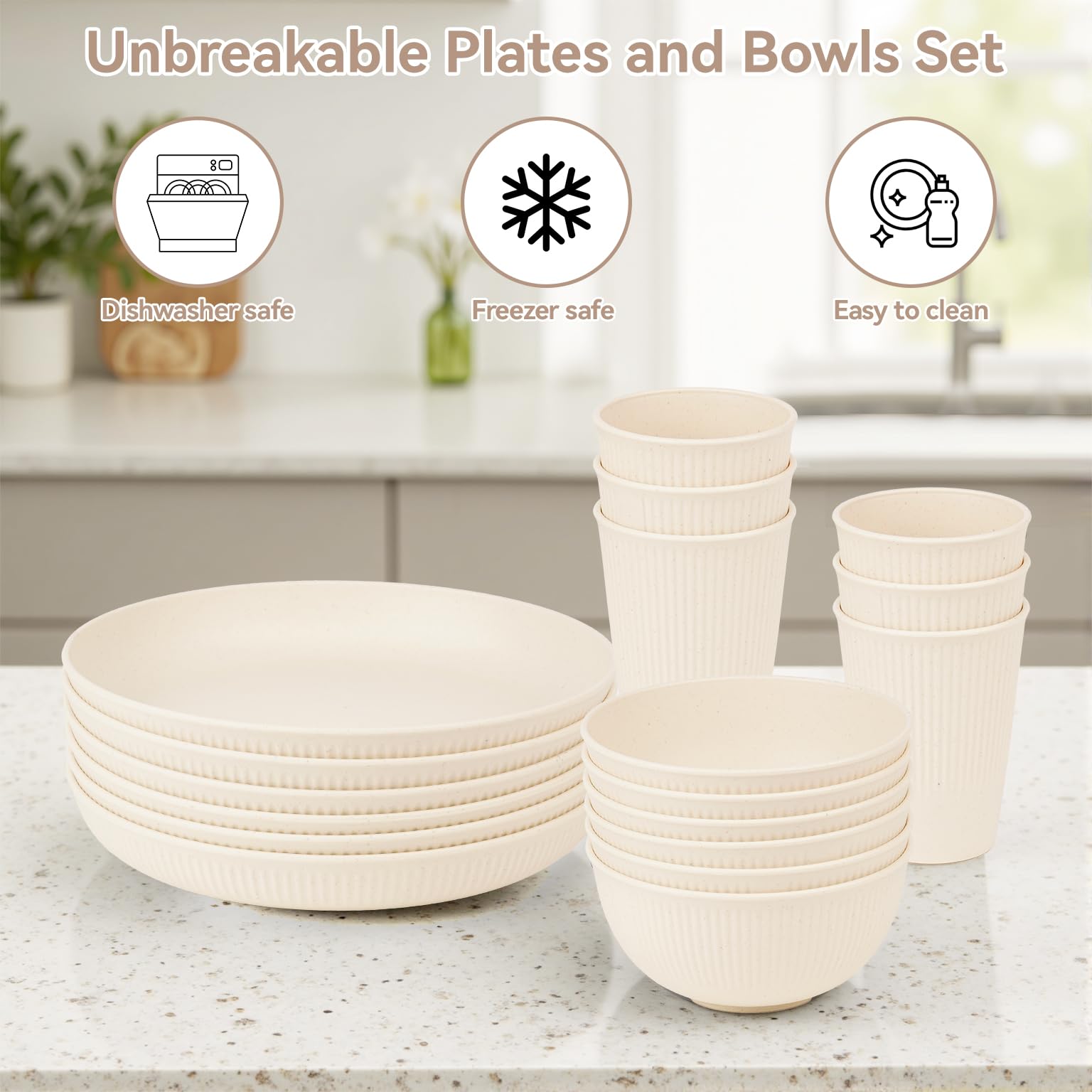 YUANYE stackable design saves counter space and simplifies storage.