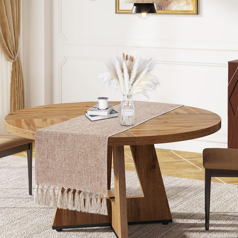yuboo Boho table runner care and wash friendly for weekly use