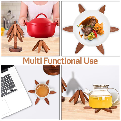 yuejihuisimple trivet stand elevates hot dishes for safe serving