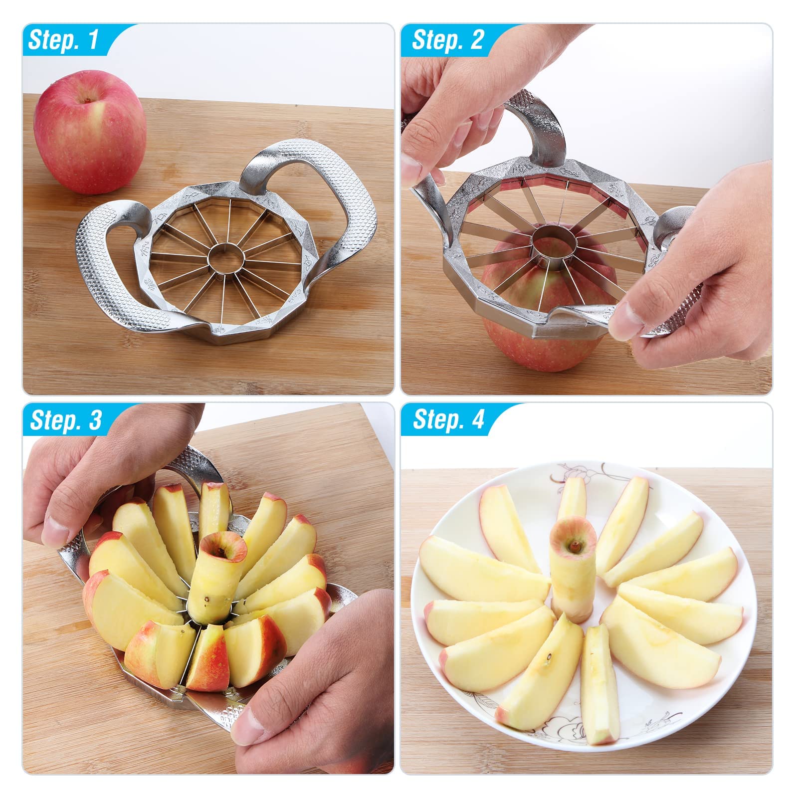 YUEJUJJ Apple Slicer easy cleaning after use, dishwasher-safe