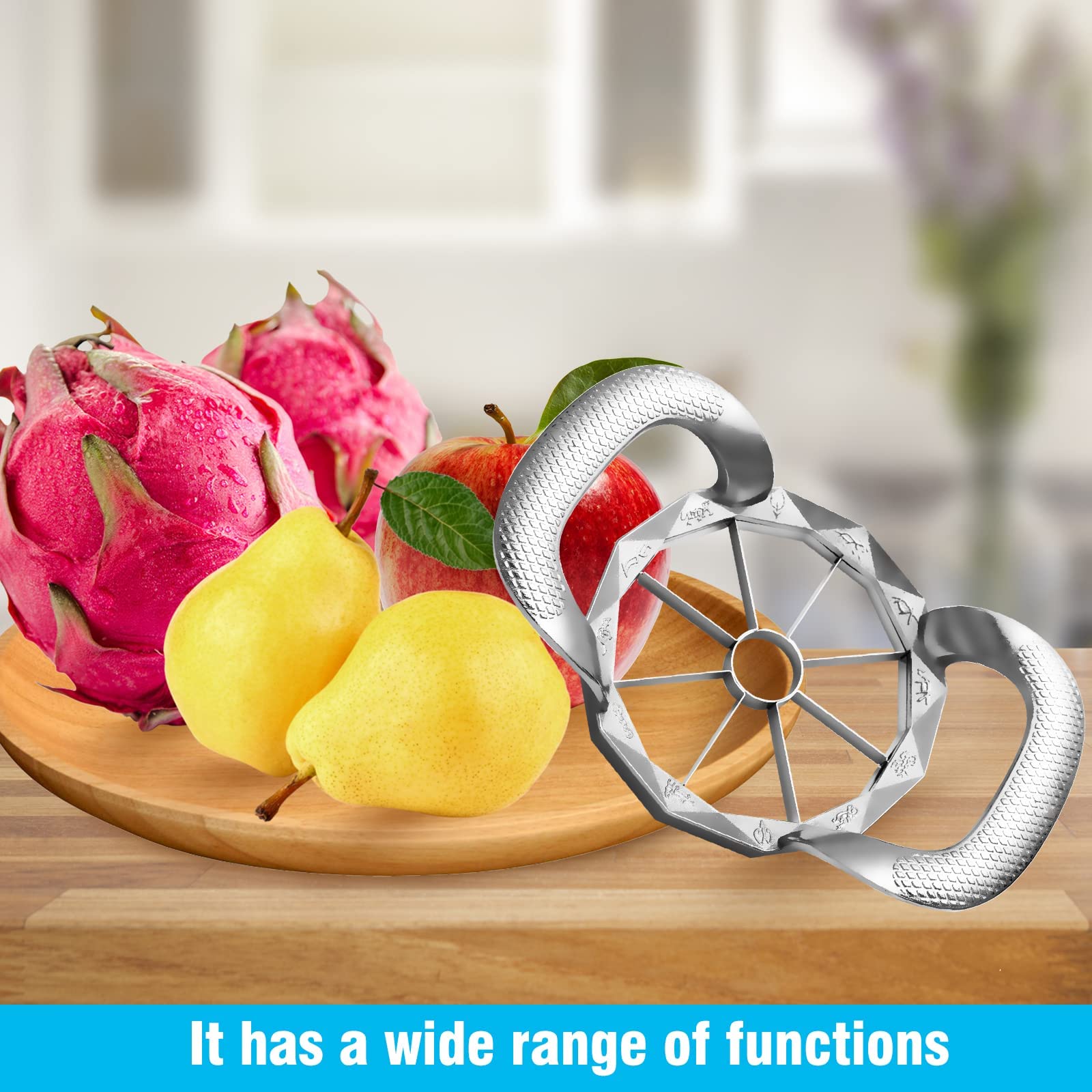 YUEJUJJ Kitchen gadget supports healthy snacks, pies, and fruit platters.