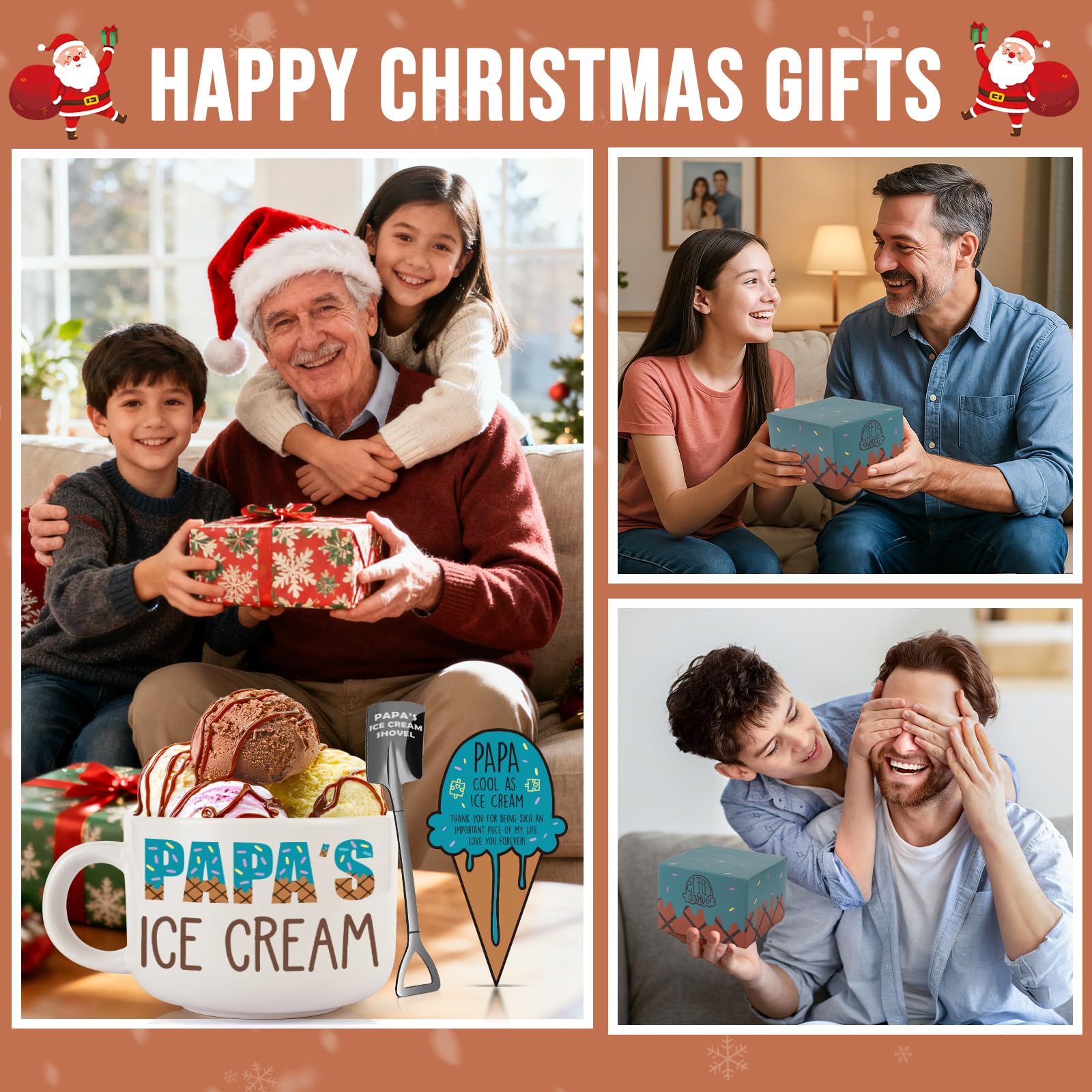 YUEYUQIU Papa Christmas packaging presentation ready to gift.