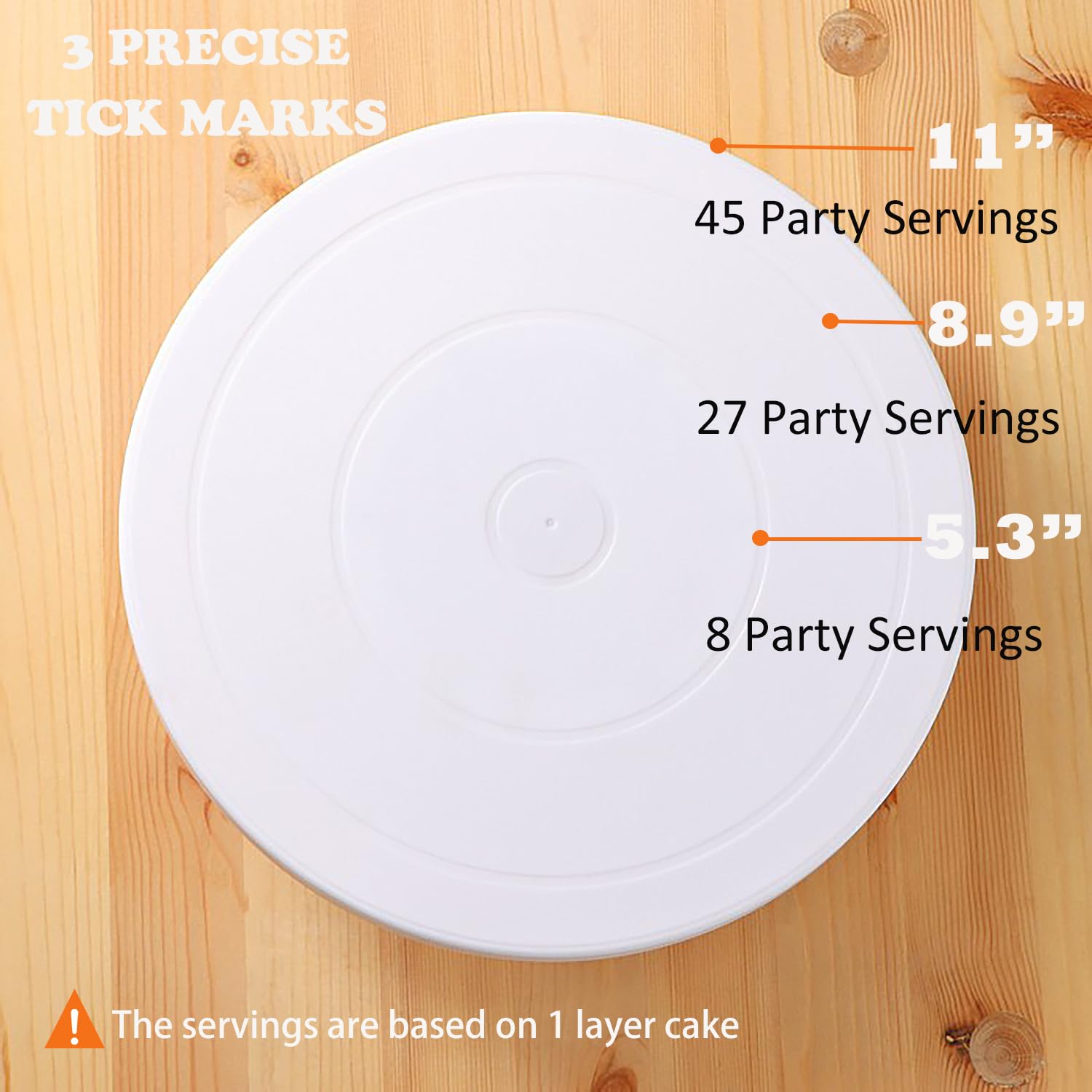 Yuixoseu lightweight cake stand, easy to clean, ready for gatherings.