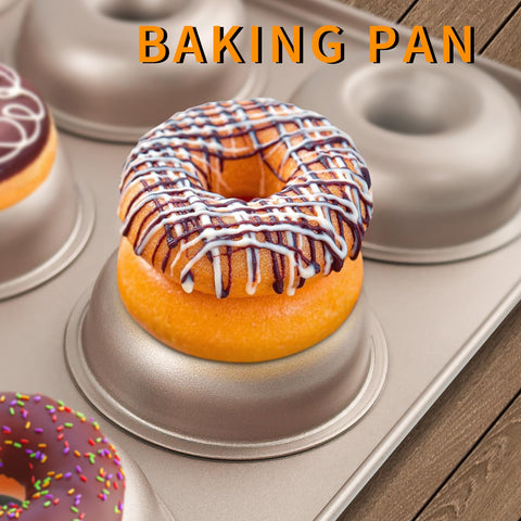 Yumatouch pan with donuts demonstrates uniform browning