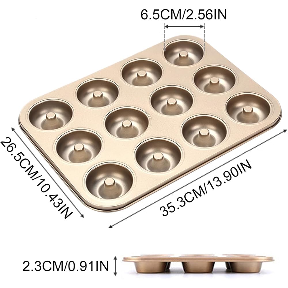 Yumatouch donut pan close-up showing reinforced nonstick coating