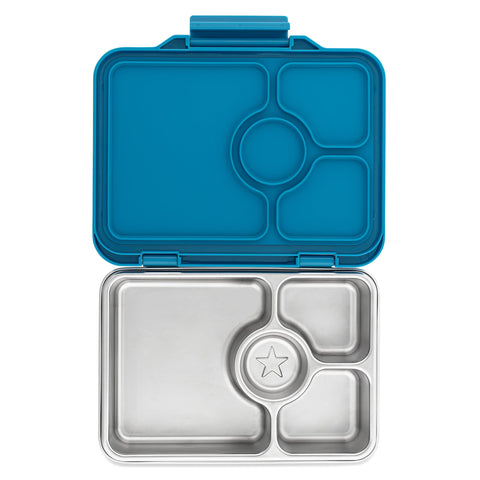 Easy-clean stainless steel base and lid for busy families