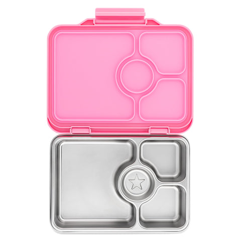 Yumbox Prêt multi-compartment layout preserves flavors and textures.