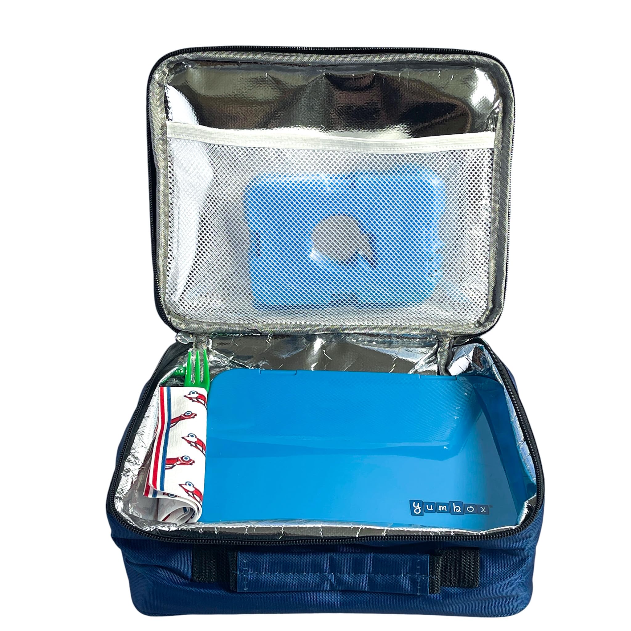 Normandy Blue finish on Yumbox Prêt adds stylish durability