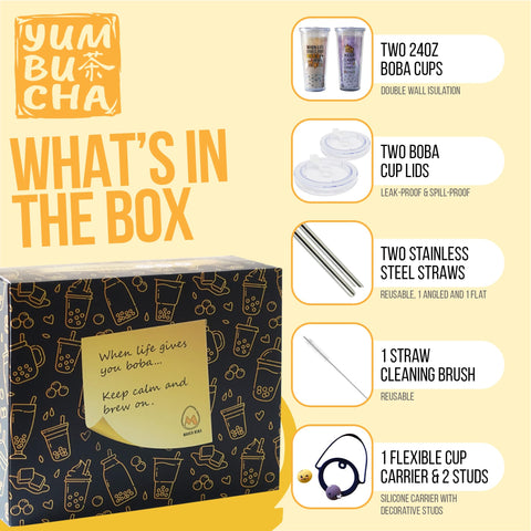 Yumbucha cup carrier travel-friendly design keeps your boba cup secure