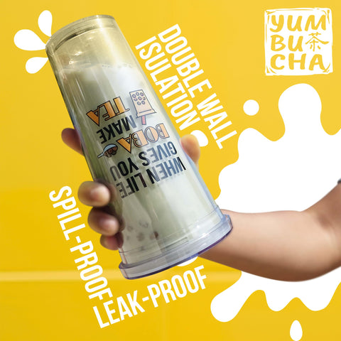 Yumbucha reusable straw set reduces waste for daily bubble tea