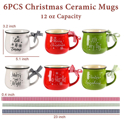 Yumiio Merry and Bright mug close-up showcasing cheerful holiday vibe.