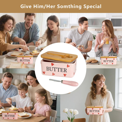 YumiPLUS gift-ready butter dish ideal for housewarmings and weddings