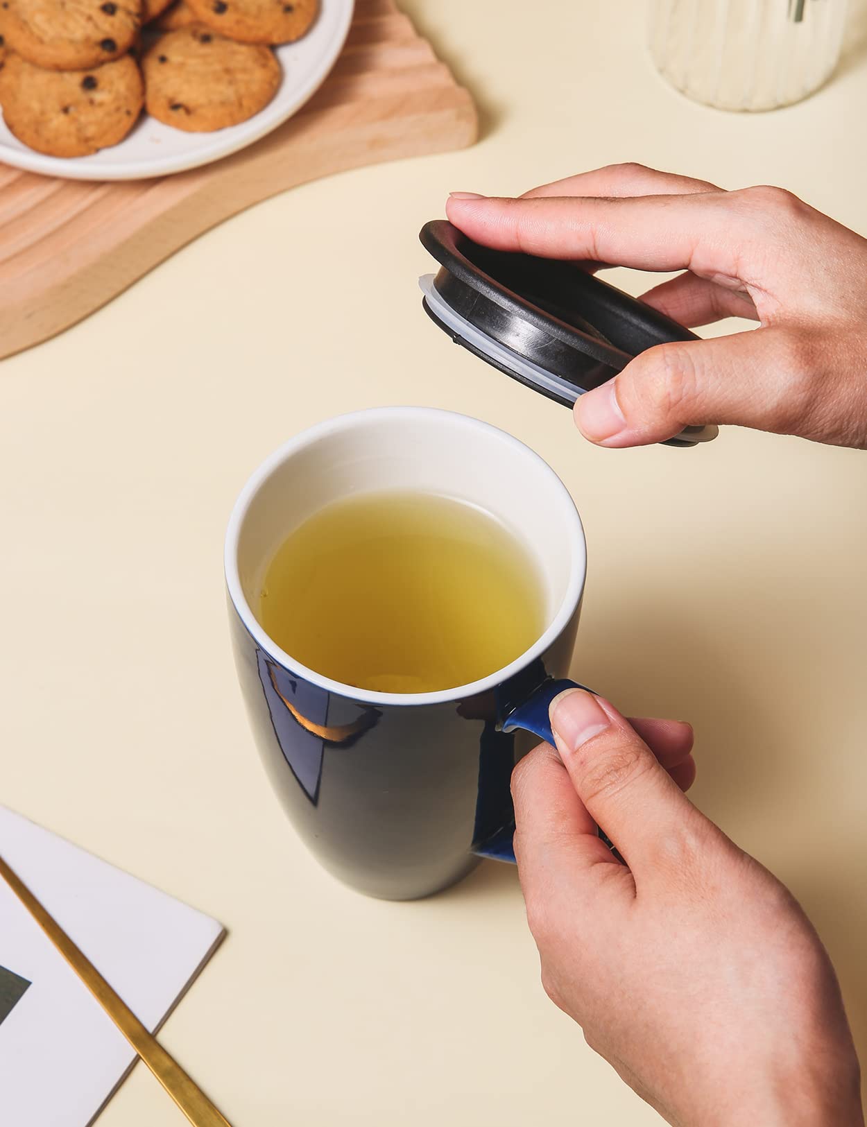 YumKubis 17oz large mug suitable for office or home.