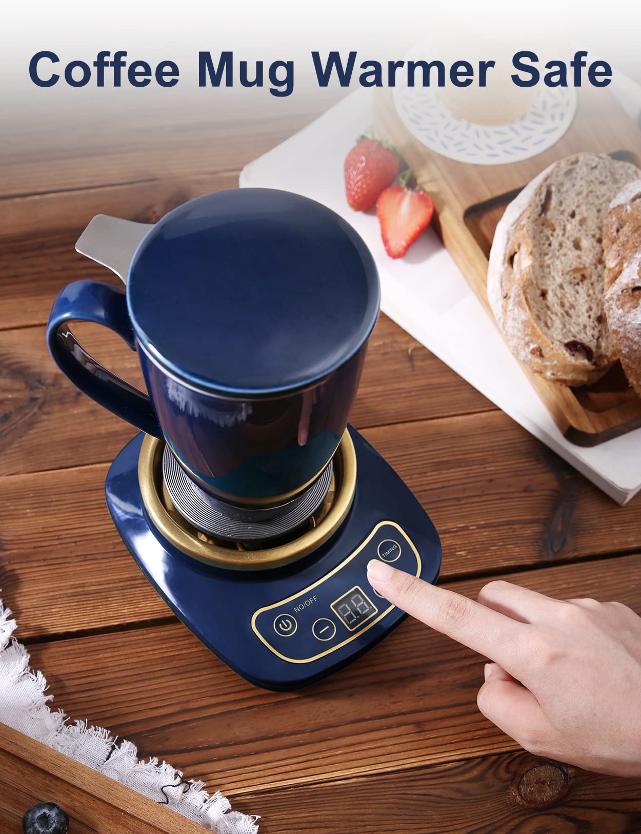 YumKubis silicone lid seals in heat for longer sipping.