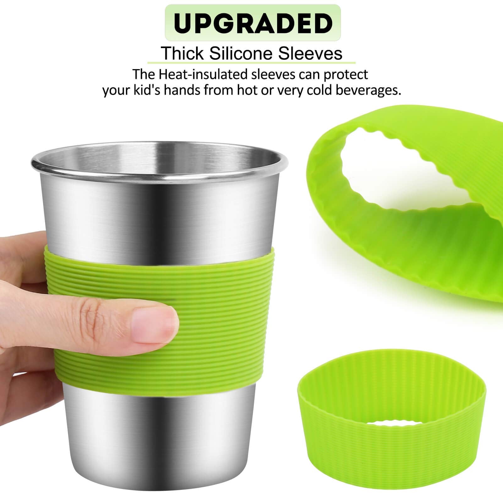 Yummy Sam heat-insulated sleeve keeps little hands comfortable.