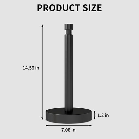 YUMORE heavy base prevents tipping during quick sheet removal.