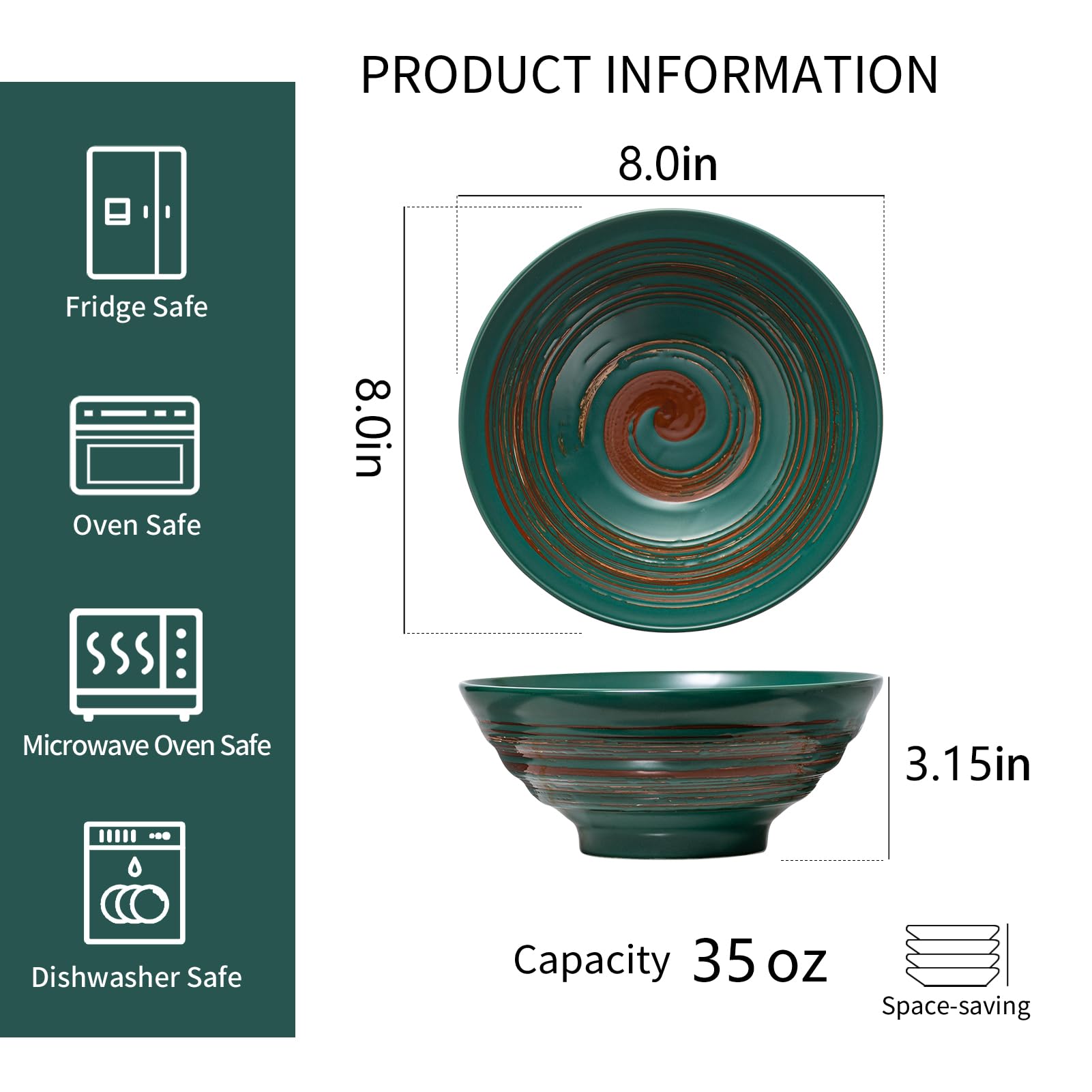 Pattern detail on YUN TAO ceramic ramen bowls
