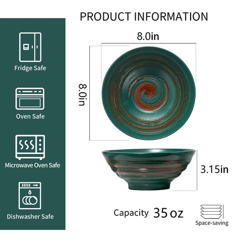 Pattern detail on YUN TAO ceramic ramen bowls