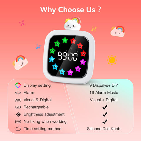 Yunbaoit timer suits study, kitchen, and classroom tasks with easy timing.