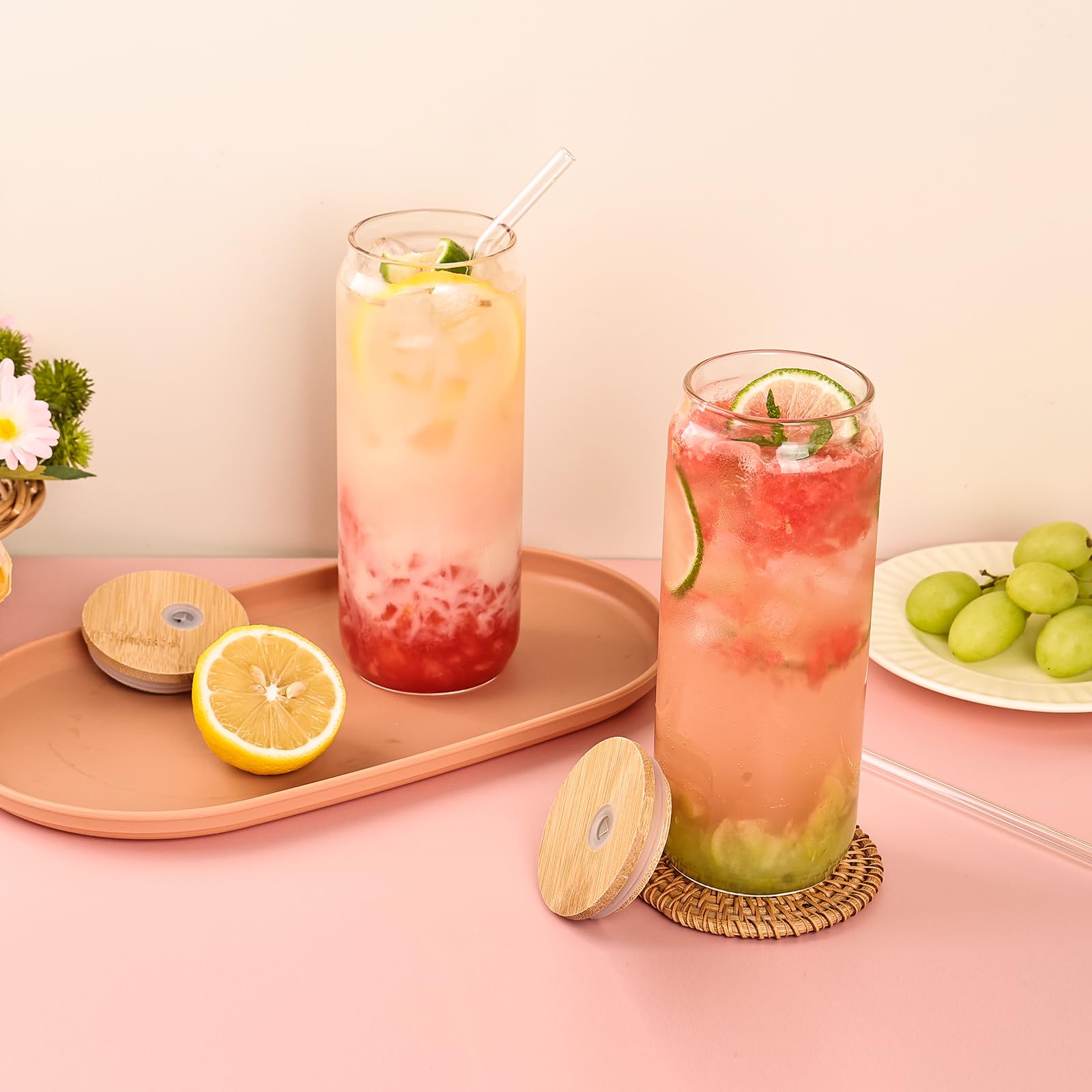 YUNCANG crystal-clear glasses maintain clarity after washing.