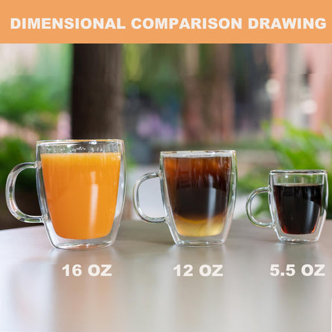 YUNCANG durable glass resists hot and cold drinks in daily use.