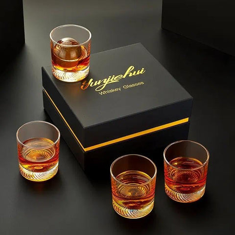 Yunjiehui 9.5 oz bourbon glasses for generous, balanced pours