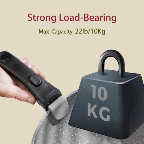 Yunlnny heat-resistant handle material preventing heat transfer during cooking tasks.