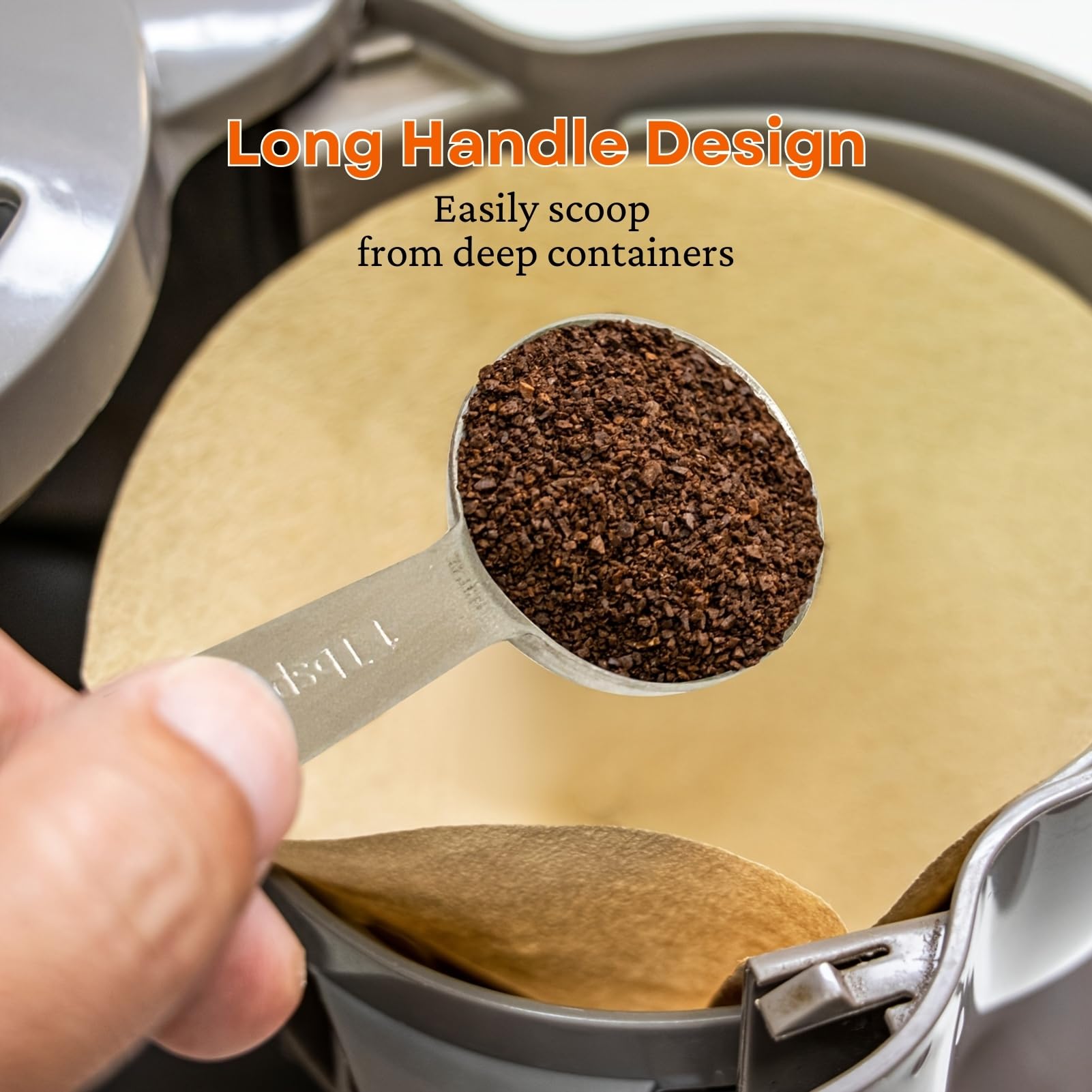 YUNNKEEY D-ring nesting design keeps spoons organized and saves space.