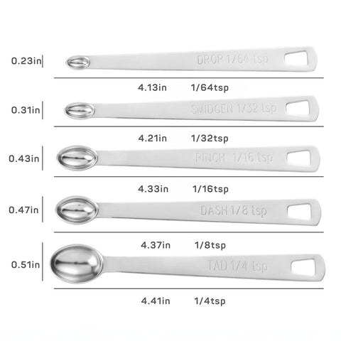YUNNKEEY spoon head design reaches into small jars and containers easily.