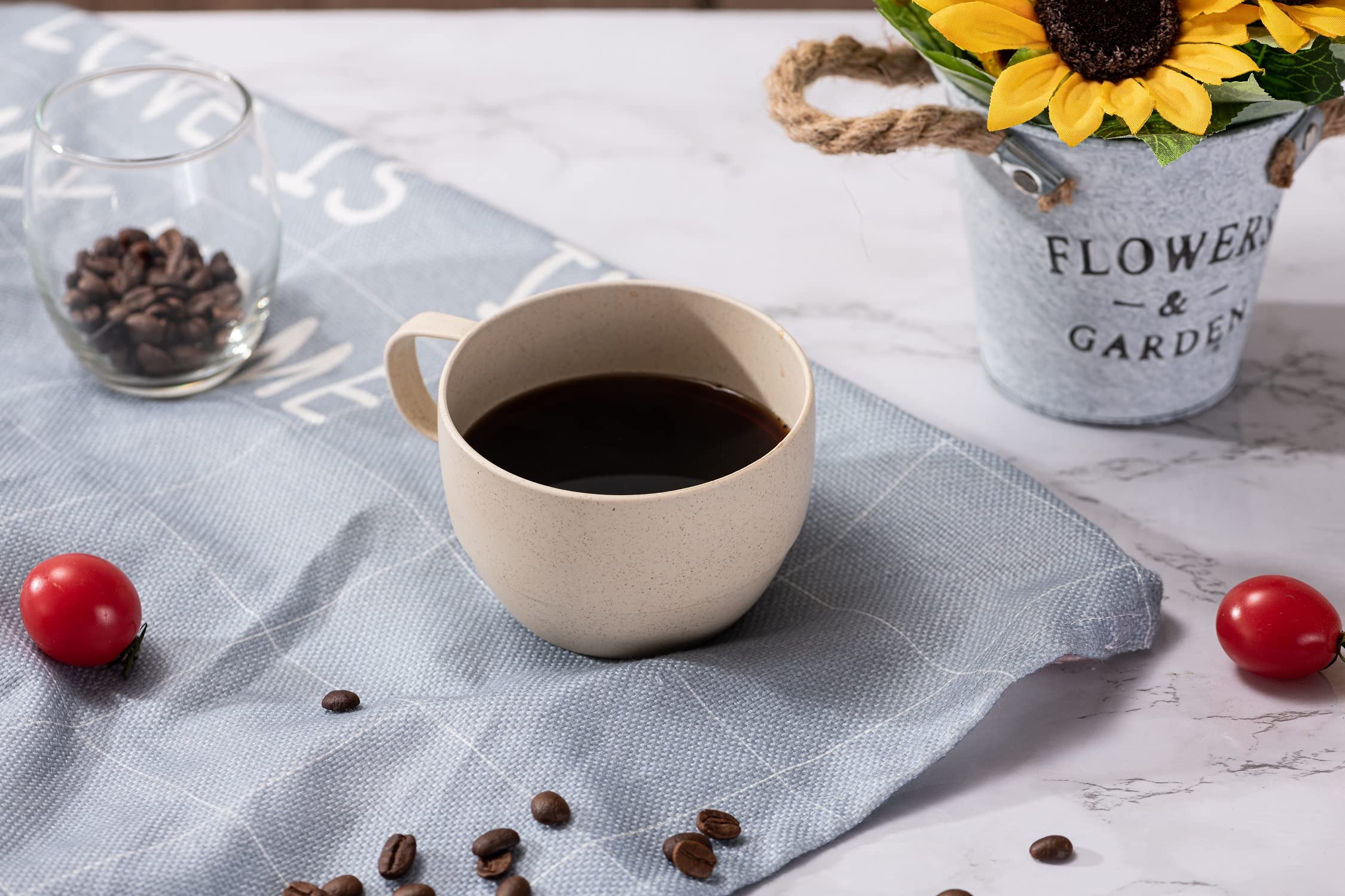 Yunqing 10 oz cups ideal for coffee, tea, juice and more