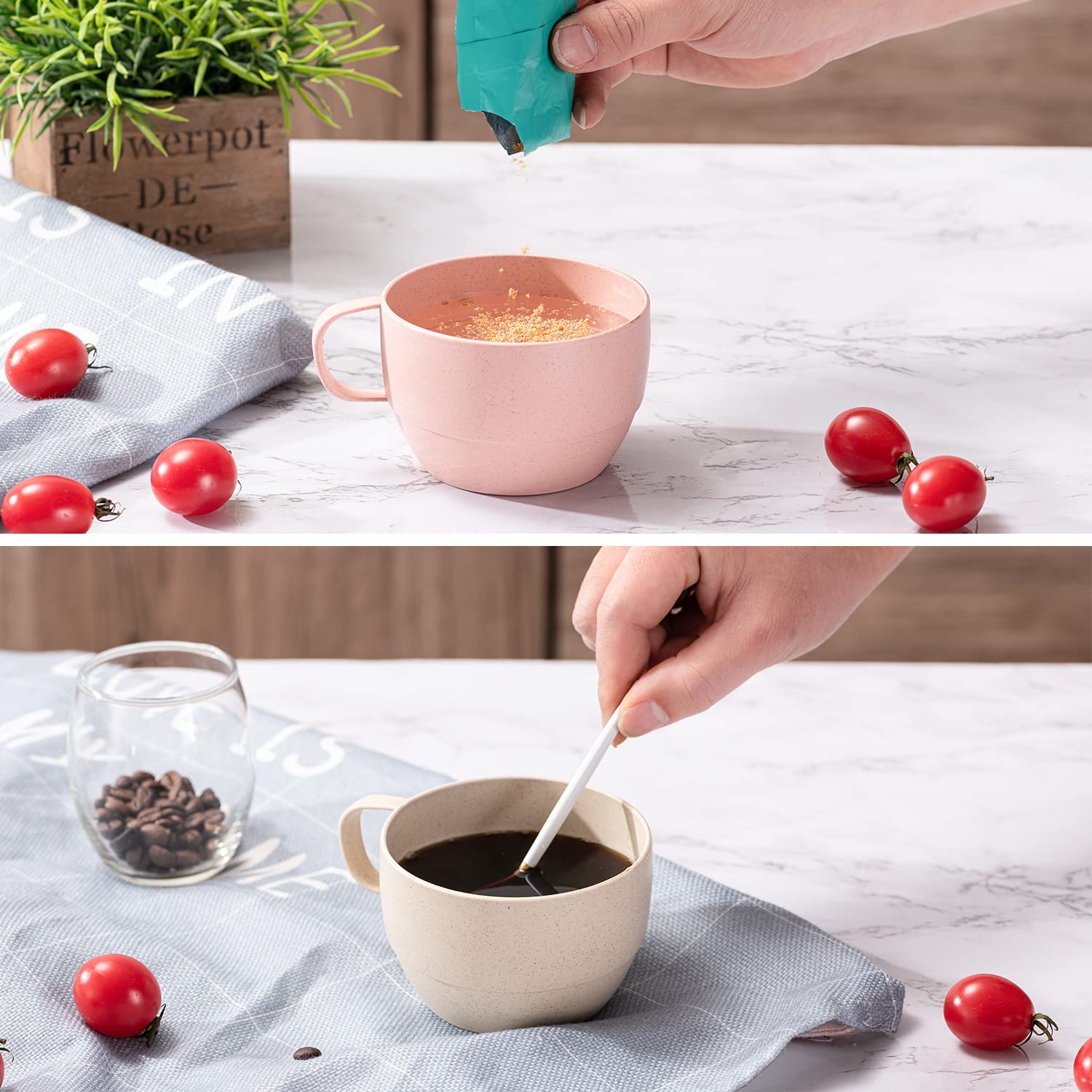 Yunqing cups stack neatly beside the kettle for compact storage