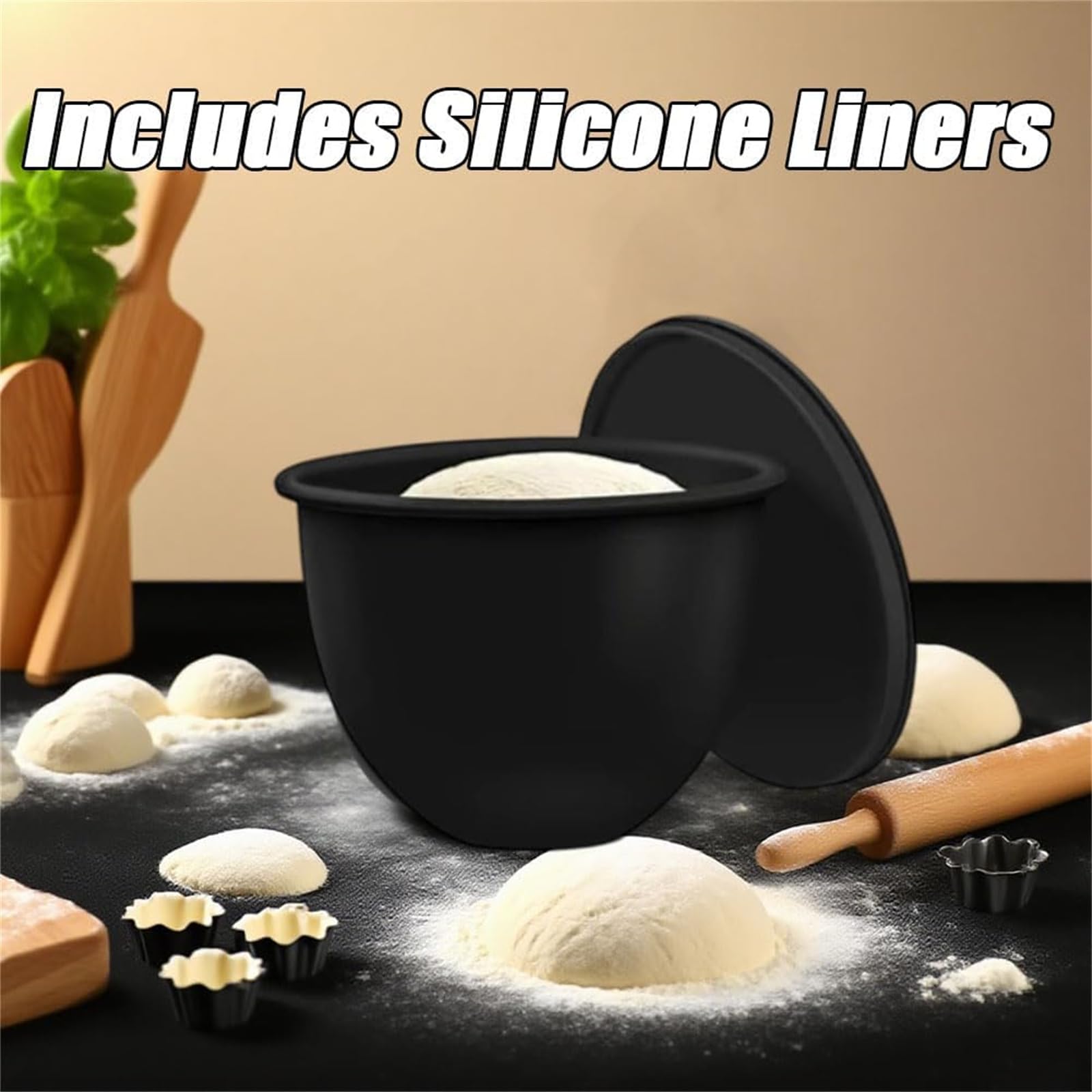 Yuonry silicone liner for 5 qt tilt-head is heat resistant and easy to clean