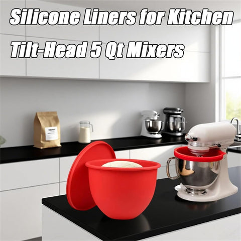 Yuonry tilt-head 5 qt mixer liner offers a snug fit and bowl protection