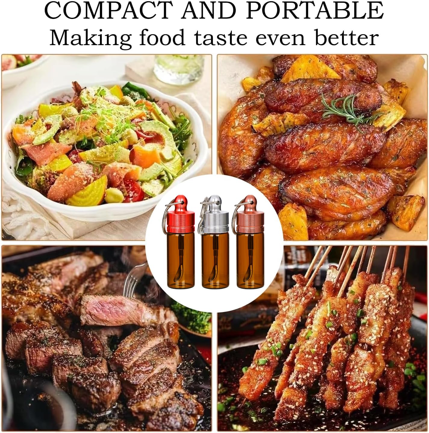 YUSAEAF easy-clean glass containers with durable lids