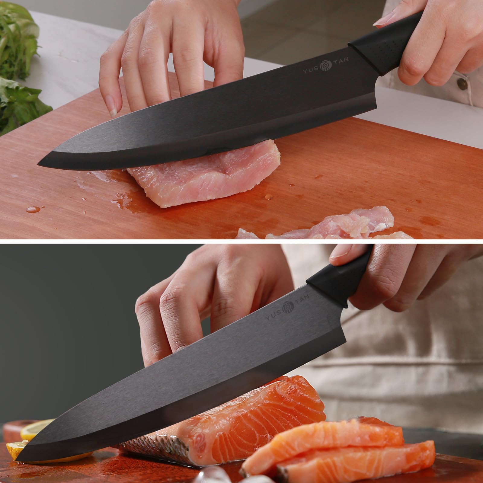 YUSOTAN ceramic knife gift packaging highlights premium presentation.