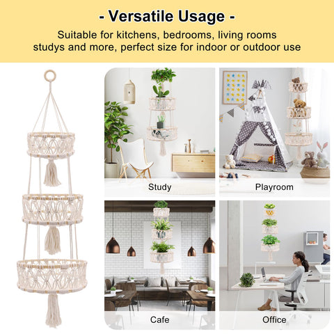 Yuuzue plant hanger view suits balcony or living room.