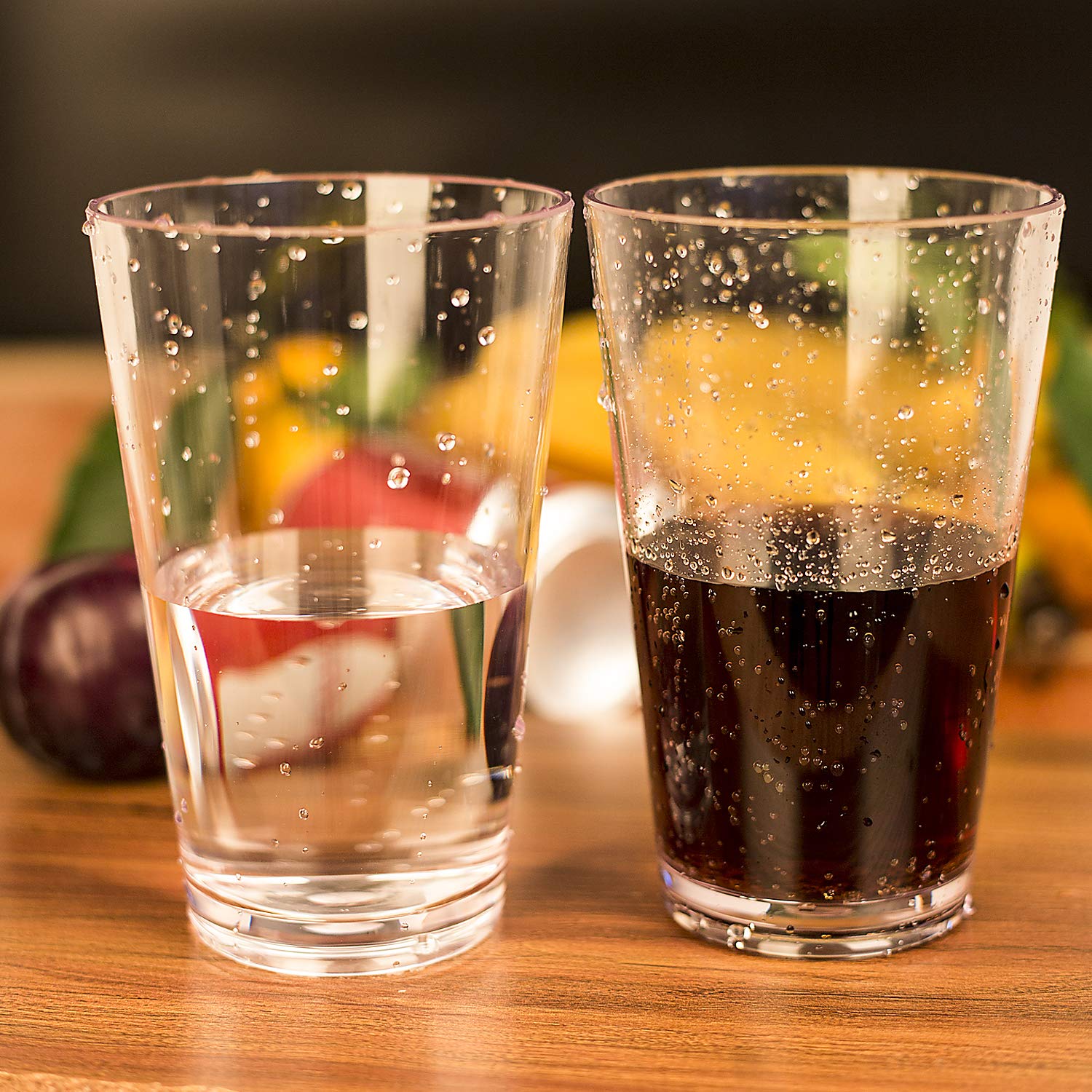 YUYUHUA durable plastic glasses resist shattering during parties and outdoor gatherings