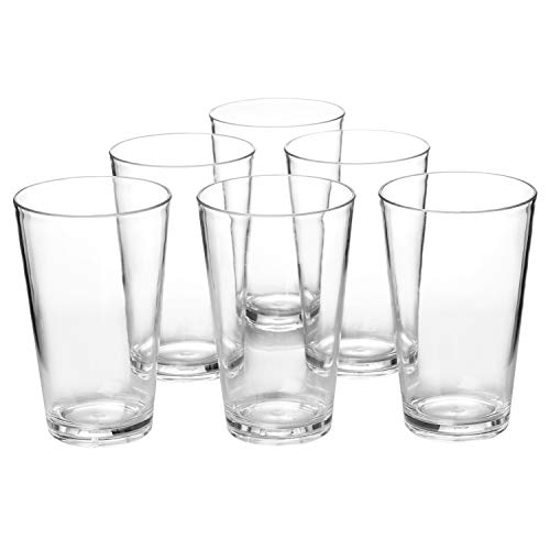 YUYUHUA 18-ounce tall tumbler offers sturdy, glass-like appeal for indoor and outdoor meals