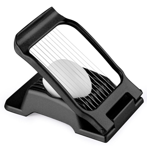 Yuzxaun egg slicer with stainless steel wire for precise hard-boiled egg slices