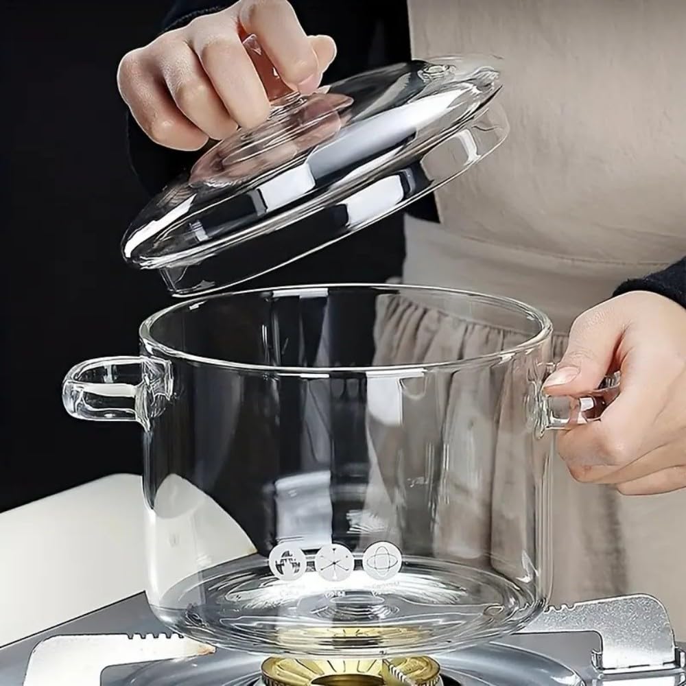 YVSAY glass cookware highlights thermal resistance and easy cleaning in kitchen.
