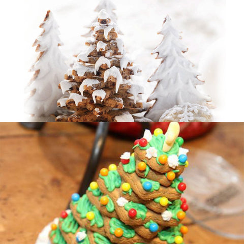 YXChome rolled dough cuts for crisp snowflake shapes.