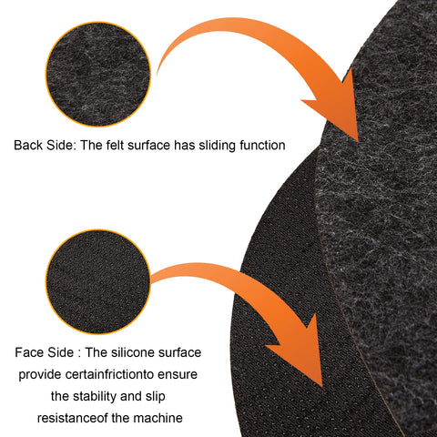 Back felt insulation of the Yxmeiguo oval mat blocks heat transfer