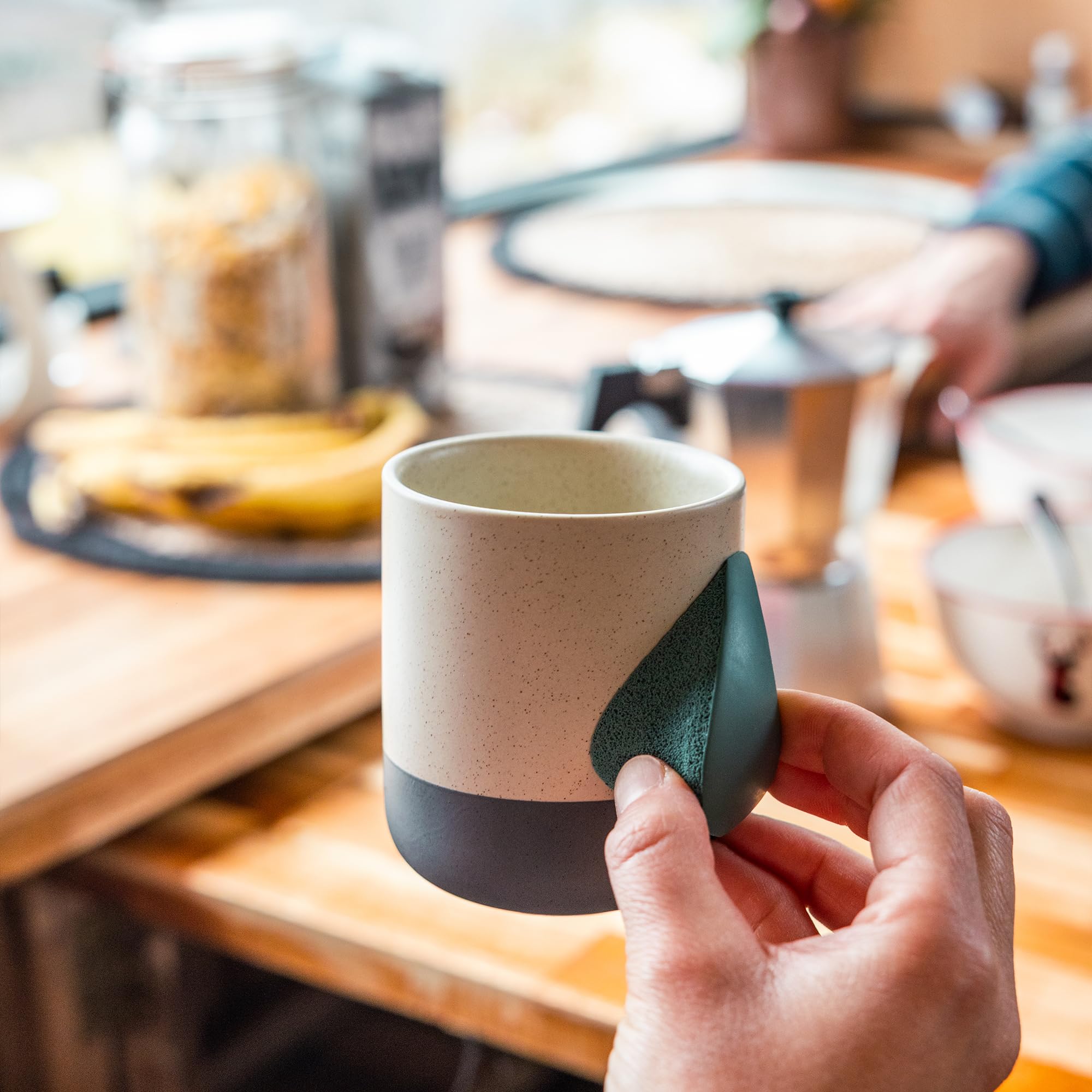 YY Vertical Climbing Mug Evo blue outdoor model designed for rugged coffee moments