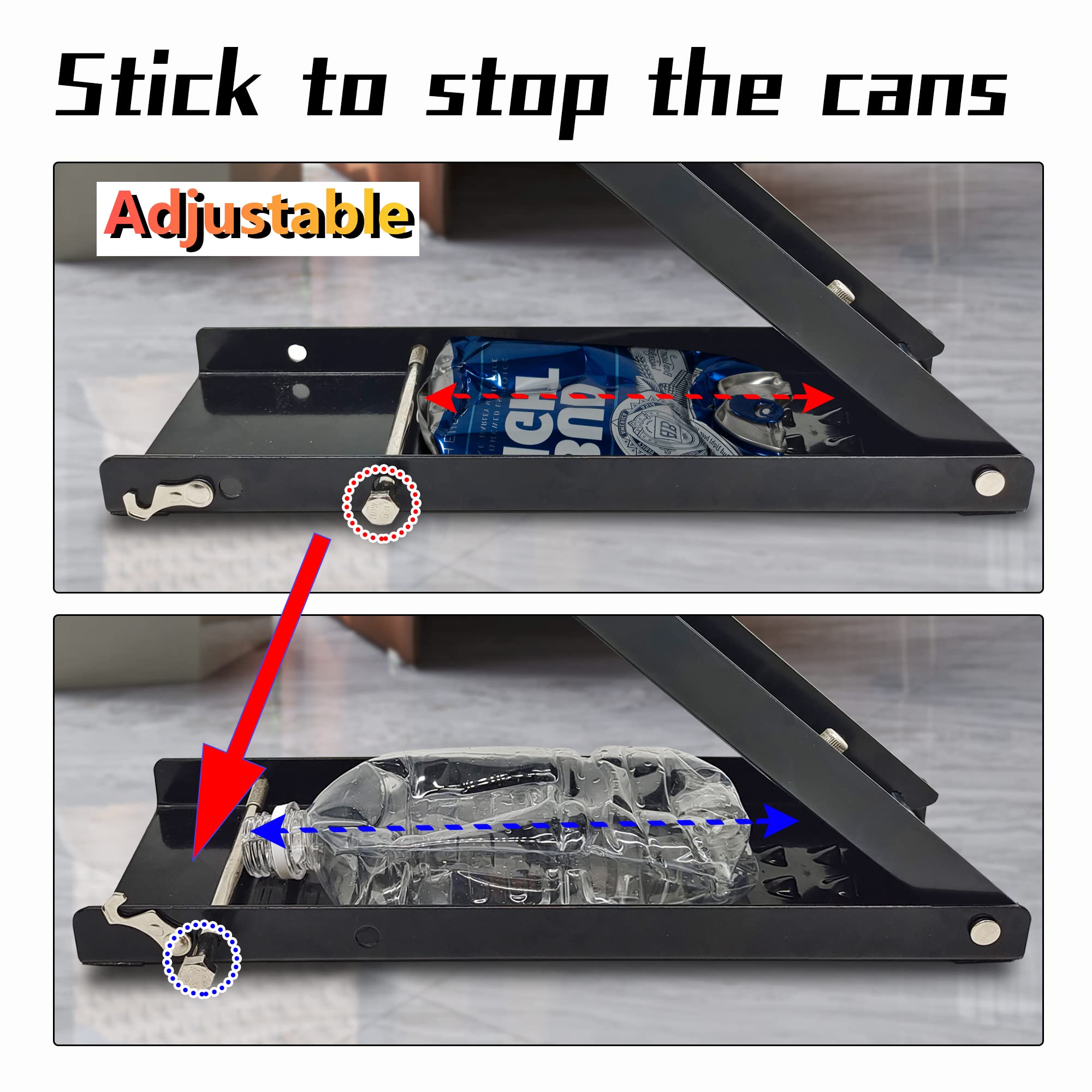 YYDS Can Crusher folds for easy storage after use.