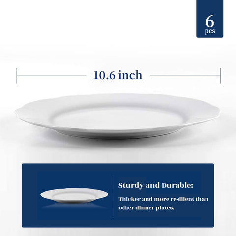 YYHY stackable dinner plates simplify storage in compact kitchens.