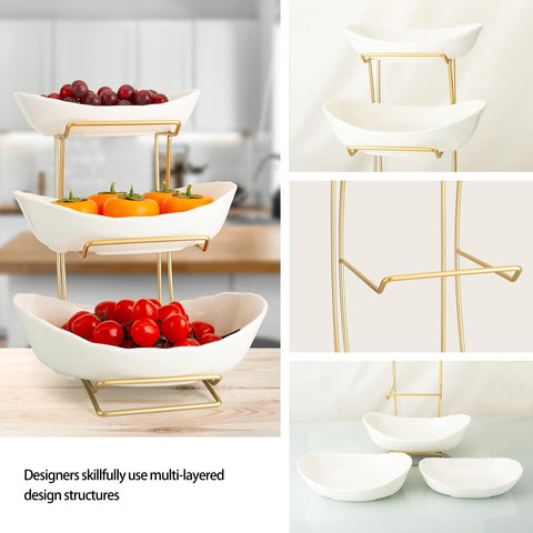 YYW three-layer fruit rack enhances kitchen aesthetics while providing versatile storage.