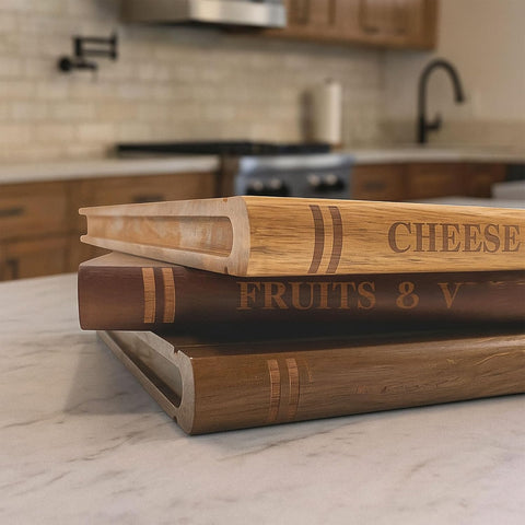 YZJSGOOD bread and cheese board ideal for slicing and serving.
