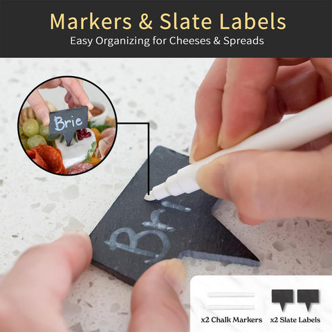 YZS Housm bamboo charcuterie board closeup reveals warm natural grain