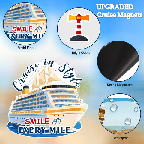 Zaardend magnetic cruise décor easy to apply and remove without damage