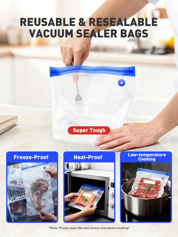 ZABINS BPA-free PA+PE material supports safe freezer and microwave use